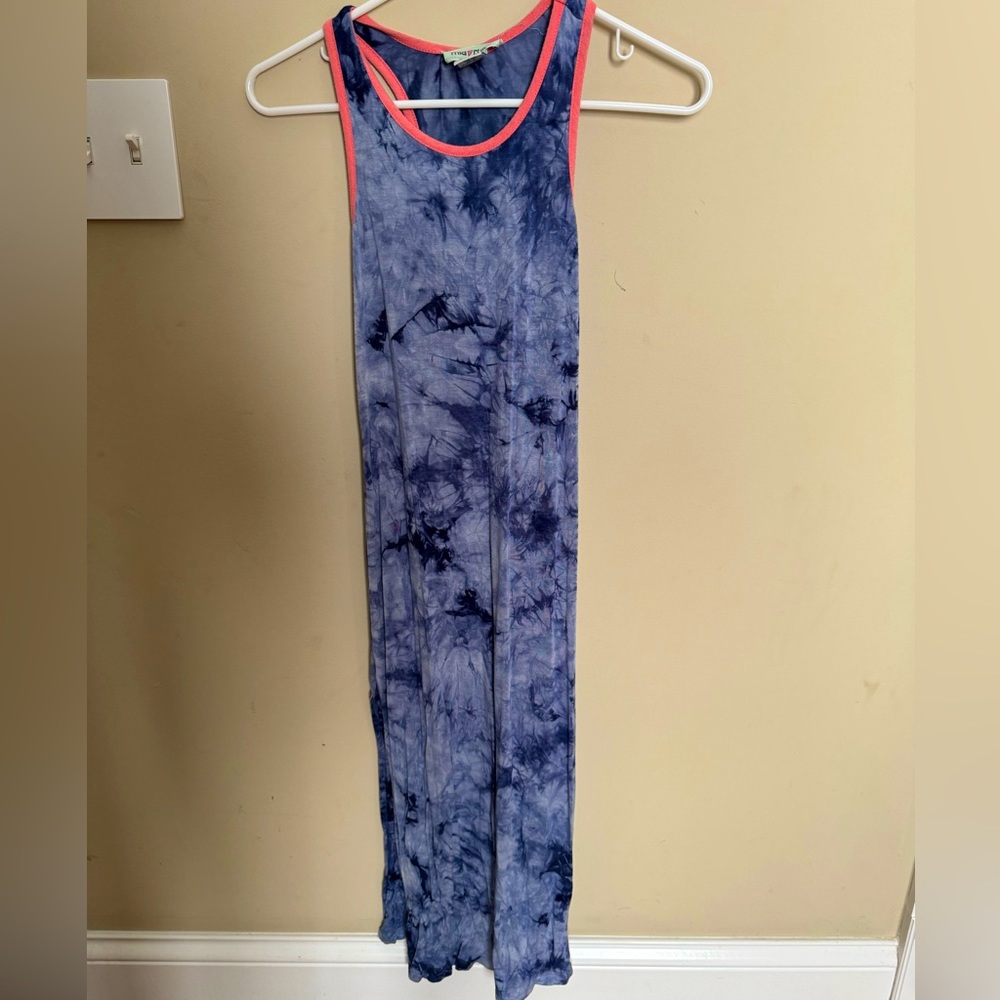 Maxi marble dress for tweens